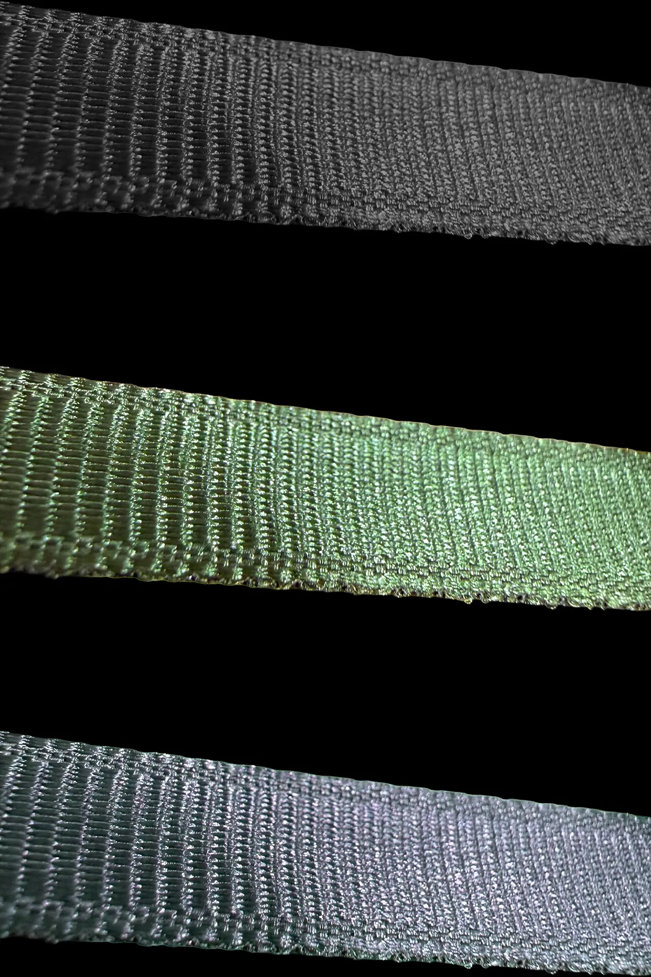 Baskılı grogren kurdele örneği