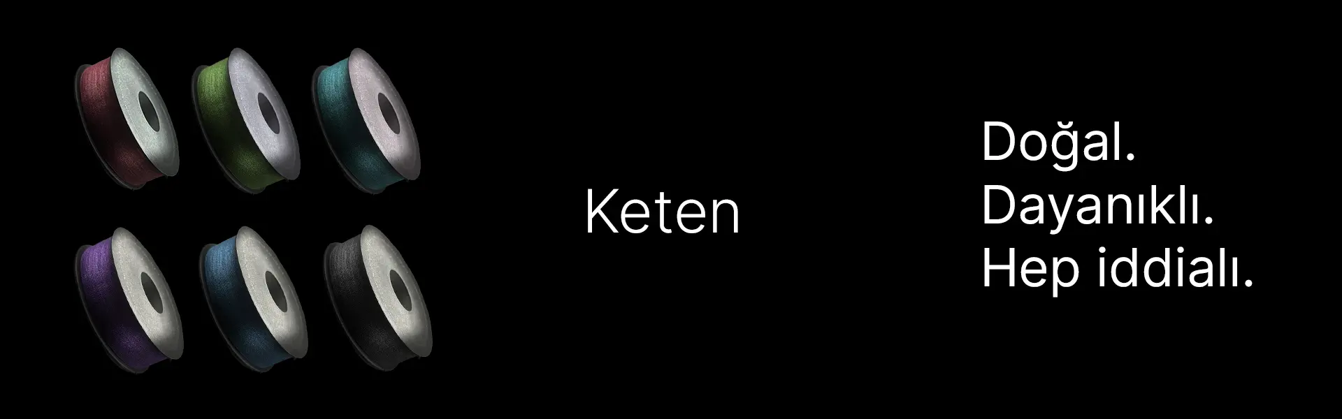 Keten kurdele doğal doku detayı