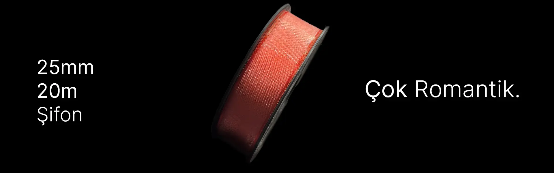 Şifon kurdele renk çeşitleri ve doku detayı